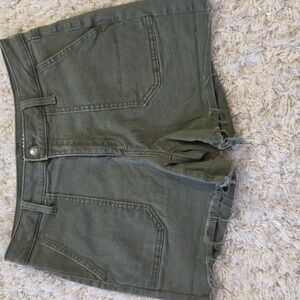 Sonoma High Waist Army Gree Women's Shorts